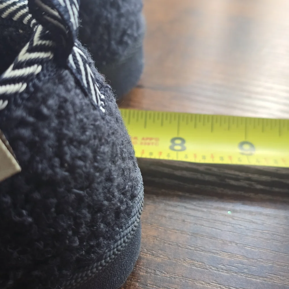 ​NWOT Pawz Navy Blue Teddy Fleece Comfort Slippers Size 9/10